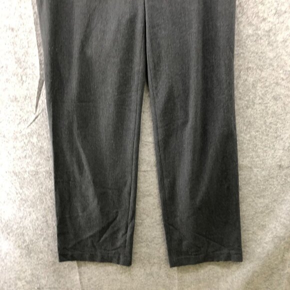 J. Jill Dress Pants Womens 8P Straight Leg Relaxed Mid Rise Dark Gray Flat Front - Picture 4 of 10